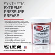 Red Line 80401 High Performance CV-2 Synthetic Grease Cartridge with Red Moly - 14 Ounce