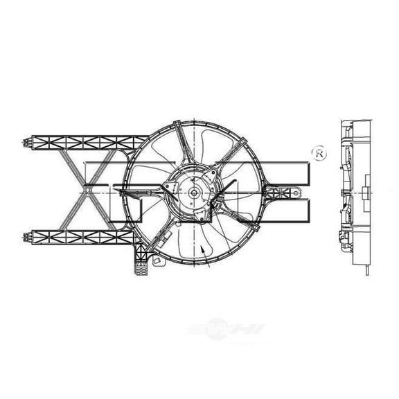 A/C Condenser Fan Assembly