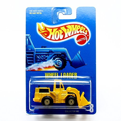 CARGADOR DE RUEDAS (Amarillo) Colector # 3 Hot Wheels 1991 HW Basic Vehículo fundido a presión a escala 1:64 Basic Series 655257543611