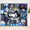 thumbnail image 2 of Pintura de diamante 5D DIY taladro redondo completo Noche de los muertos vivientes Kit 60x50cm, 2 of 9