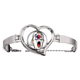 thumbnail image 1 of Corea bandera maquillaje facial máscara gritando Cap Pulsera pulsera de joyería en forma de corazón Unbranded M, 1 of 3