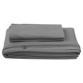 thumbnail image 2 of ienjoy Home Solid Print Duvet Sets, Full/Queen, Gray, 3-Pieces, 2 of 5