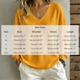 thumbnail image 4 of Waffle Knit Sweatshirt for Women Solid Color Long Sleeve V Neck Loose Fit Pullover Tops for Fall Winter, 4 of 8