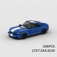 thumbnail image 4 of MOC Ford Mustang Sports Car – 346pcs Creative Building Blocks Set, Puzzle Bricks Toy for Desktop Display, Holiday Gifts & Trade Swap Collection, 4 of 10