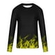 thumbnail image 4 of Blusas y camisas de manga larga con cuello redondo para hombre, blusas casuales de cuello redondo y manga larga, camisetas estampadas, blusas para hombre, 4 of 5