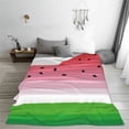 thumbnail image 5 of Sikiie Watermelon Ultra-Soft Micro flannel Blanket Luxury All Seasons Warm Blanket for Bedding Sofa and Travel (4 sizes)-80"x60", 5 of 7