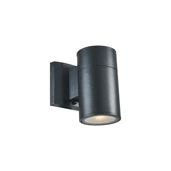 RADIANCE Goods Transitional LED Textured Black Outdoor/Indoor Wall Sconce 6" Height