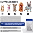 thumbnail image 3 of Waterproof Dog Shoes for Small Dogs, Puppy Booties with Reflective Straps, Anti-Slip Dogs Boots for Hot Pavement Boots, Dog Paw Protector Shoes for Indoor Hardfloors and Snowy Day (Blue, 5), 3 of 7