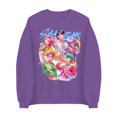 thumbnail image 3 of Pop cazadora para niña Hunters Round-Neck Sweatshirt,Soft Streetwear Pullover,Cute Long Sleeve Sweatshirt for Fall Winter （Purple）, 3 of 4
