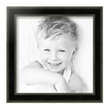 thumbnail image 2 of ArtToFrames 12" x 12" Black Panel With Silver Lip Picture Frame, 12x12 inch Multi Wood Poster Frame (WOM-5093), 4 Pack, 2 of 6