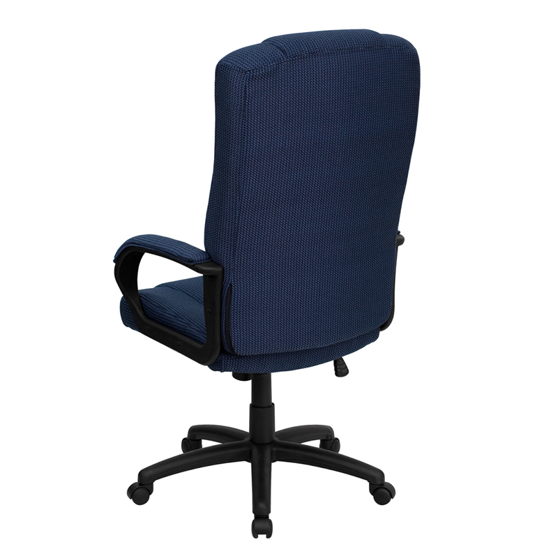 blue cloth office chair