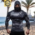 thumbnail image 6 of Yaoyar Men's Performance Fishing Shirts,Sun Protection Hoodie Long Sleeve UPF 50+ Hiking Shirt with Mask Cap, 6 of 6