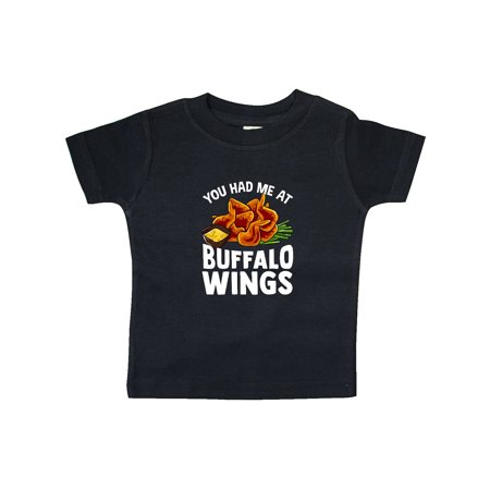 

Inktastic Buffalo Wings Game Day Snack Gift Baby Boy or Baby Girl T-Shirt