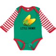 thumbnail image 3 of Inktastic Little Farmer with Corn Boys or Girls Long Sleeve Baby Bodysuit, 3 of 5