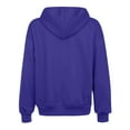 thumbnail image 5 of UngA Women's Zip Up Hoodie Oversized Fall Fashion 2025 Casual Trendy Hooded Sweatshirt Winter Jackets Womens Hoodie (Dark Purple,XXL), 5 of 7