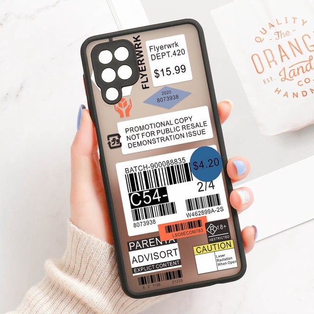 Funda dura mate para Samsung A53 5G A52s A71 S21 S22 Ultra S20 FE S22 Plus A51 A13 A23 A50 A12 A32 A72 A21S A22 qiuyongming unisex
