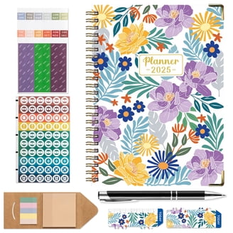Heidi Swapp Memory Planner Large Gold Foil Stripes Planner 122