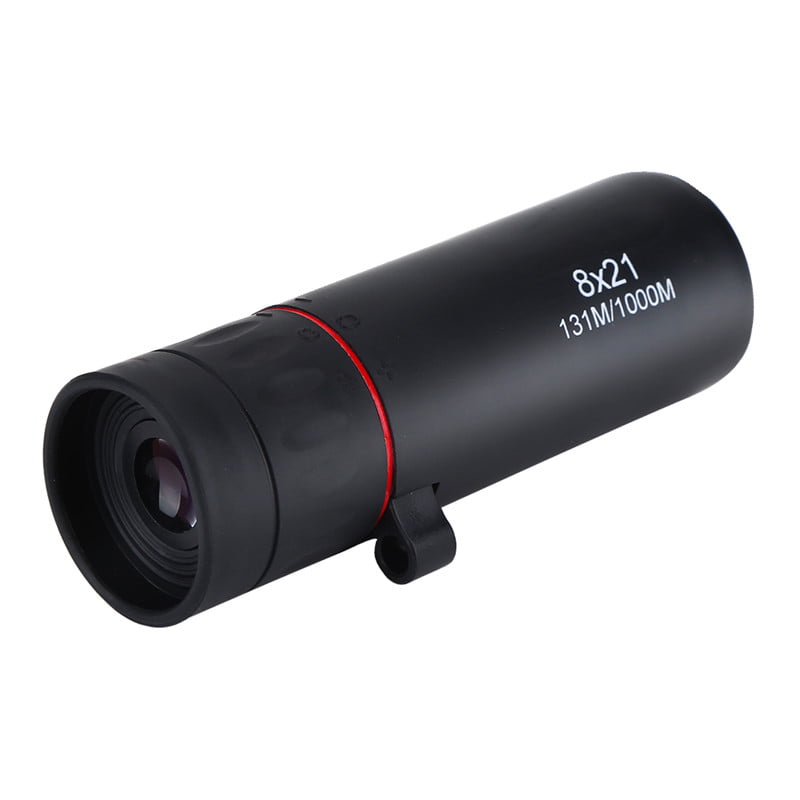 Wuyou Binoculars & Scopes 8x21 Portable High-Definition Low-Light Outdoor Mini Binoculars Telescope Concert Football Match Color : Black