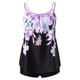 thumbnail image 4 of WILLBEST Trajes de Baño Para Mujer, Conjunto de Traje de Baño Tankini Con Estampado Floral Para Mujer, Bikini de Dos Piezas Para Playa de Verano Con Sombrero Para El Sol Para Fiesta En La Piscina, 4 of 4