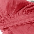 thumbnail image 5 of Shorts For Women Women's Fashion Women Lace Plus Size Rope Tie Shorts Yoga Sport Pants Leggings Trousers Casual Comfy Solid Color Swim Shorts Compression Shorts For Women,Pink,XL, 5 of 6