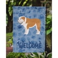 thumbnail image 3 of English Bulldog #1 Welcome Garden Flag, 3 of 3