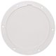 thumbnail image 1 of Beckson DP85-W Placa de cubierta con palanca - 8"" con centro de diamante blanco, 1 of 1