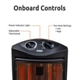 thumbnail image 2 of Calefactor Electrico Cuarzo EZ-HEAT MG-QGW15-607 Torre Radiante 1500W Termostato Ajustable, 2 of 5