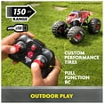 thumbnail image 5 of Monster Jam Marvel Mega Spider-Man RC Monster Truck, All-Terrain, Over 2 Feet Long, 1:6 Scale, Super Hero Kids Toys for Boys and Girls Ages 4 and Up, 5 of 8