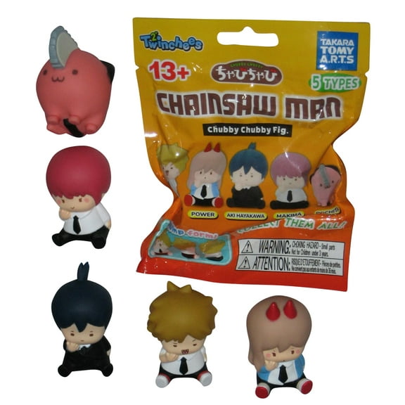 Chainsaw Man Chubby Chubby Figure 2-Inch Twinchees Mini Figure Set