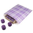 thumbnail image 2 of 50 pcs of 5 x 7 Plaid-Lavender Paper Gift Bags  Shopping/Sales/Tote Bags, 2 of 9