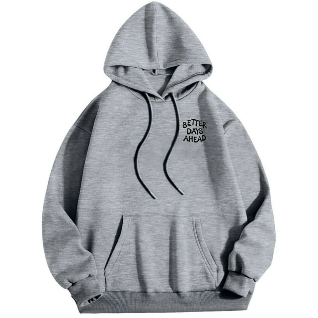 Men's Fall Winter Plus Size Hoodless Pullover Fashion Top Hop Oversized Crew Neck Sweatshirt Garment