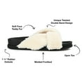 thumbnail image 2 of Brinley Co. Womens Crisscross Faux Fur Slipper, 2 of 7