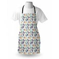 thumbnail image 3 of Feather Apron An Assortment of Colorful Quills Ethnic Aztec Folklore Motifs Bohemian Illustration, Unisex Kitchen Bib Apron with Adjustable Neck for Cooking Baking Gardening, Multicolor, by Ambesonne, 3 of 3