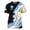 Blue #13, variant on Soccer Jersey for Men Crew Neck Short Sleeve Trendy Loose Fit Tops Color Splash Street Art Print Summer Shirt Spain Brazil Argentina France Germany Portugal Blue L