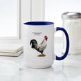 thumbnail image 4 of CafePress - Easter Eggers Chicken Large Mug - 15 oz Ceramic Large White Novelty Mug, 4 of 4