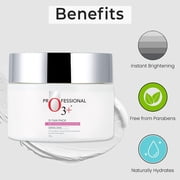 O3+ D-Tan Professional Pack For Instant Tan Removal For All Skin Types - Suitable For All Skin Types, 50Gm | Detan Pack For Tan Removal