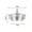 M, variant on 304 Stainless Steel Steamer Insert,Multi-Size Steam Basket for Pressure Cookers,Pots & Steamers with Dishwasher Safe Design,14-24cm,Silver