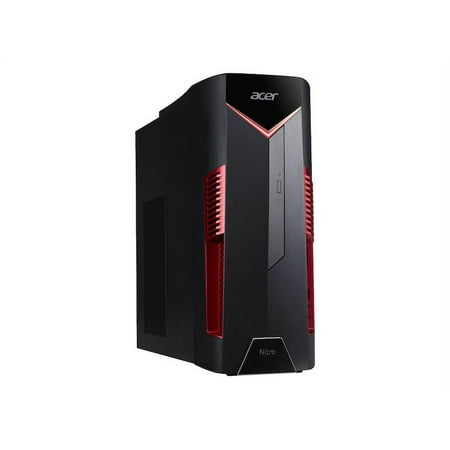 Acer Nitro 50 N50-600 - Core i5-8400 2.8GHz - 8GB - 256GB SSD - GTX1050 - DVD-RW - Window 10 Home - Gaming Desktop