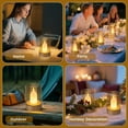 thumbnail image 6 of Flameless Candle Light, Rechargeable Gesture Sensing Flameless Candle for Home Decor, Dimmable LED Candles for Bedroom Table Centerpieces Wedding Party Decor, Fun Gifts for Women Mom, 6 of 7