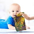 thumbnail image 4 of Coolnut 3 PCS Modern Sunflwoer Floral Pattern Baby Muslin Washcloths, Flower Leaves Face Towel Burp Cloths Ultra Soft Absorbent Cotton Bath Wipes Towels for Newborn Boys Girls, 4 of 6