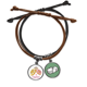 thumbnail image 1 of Pulsera de Cuerda Mano Cadena de cuero Unbranded Dona Western 2 pulseras, 1 of 2