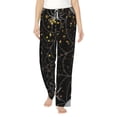 thumbnail image 2 of Lsque Spiderweb Bats And A Spider Print Women's Pajama Pants, Lounge Pant - Comfortable Home Wear,Elastic Waistband, Stylish Design-X-Large, 2 of 9