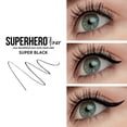 thumbnail image 2 of It Cosmetics Superhero Liquid Eyeliner Pen Black - Fórmula resistente al agua las 24 horas que no se mancha ni se desvanece - Con péptidos, colágeno, biotina y arcilla de caolín - 0.03 onzas líquidas, 2 of 4