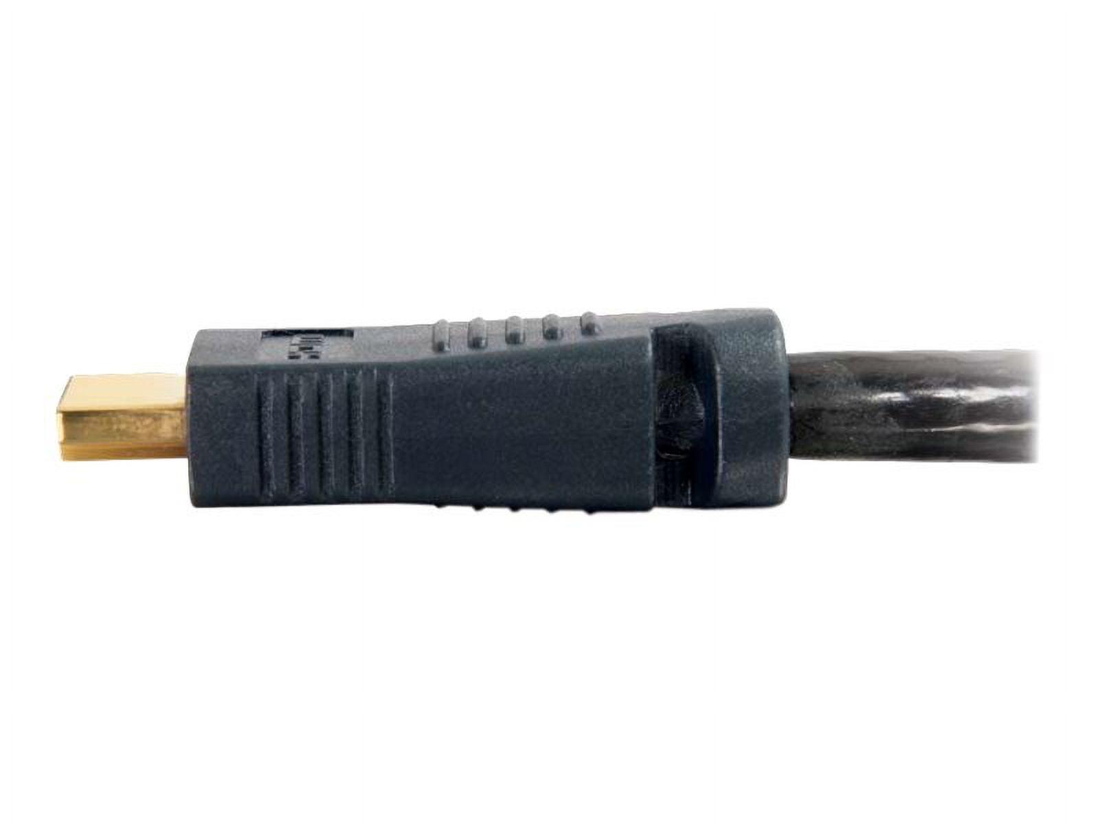 C2G Pro Series 50ft HDMI Cable - Plenum CMP-Rated - HDMI cable - HDMI (M) to HDMI (M) - 50 ft - shielded - black