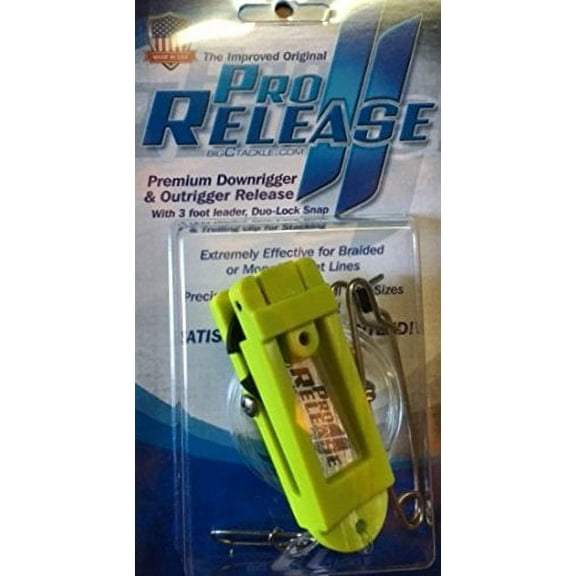 Big C Tackle Pro Release II Downrigger Release Clip (Chartreuse)