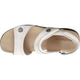 thumbnail image 4 of Women's Aravon Katherine Adjustable Strap Sandal White Leather 6 2E, 4 of 5