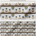 thumbnail image 2 of Soimoi Cotton Poplin Fabric Stripe & Egyptian Women Print Fabric by the Yard 42 Inch Wide, 2 of 7