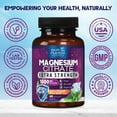 thumbnail image 5 of Magnesium Citrate 1000mg Per Serving - Max Absorption Magnesium Powder Capsules for Muscle, Nerve, Bone and Heart Health Support, High Absorption Citrate Complex, Gluten Free, Non-GMO - 60 Capsules, 5 of 10