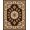 Brown, Pattern 1, variant on ODIKA 4' x 6' Machine Washable Non-Slip Area Rug, Middle Eastern Medallion High Traffic Rug, Orange, 407045