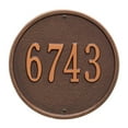 thumbnail image 1 of Round - 9" Diameter Wall - One Line- Antique Copper, 1 of 1